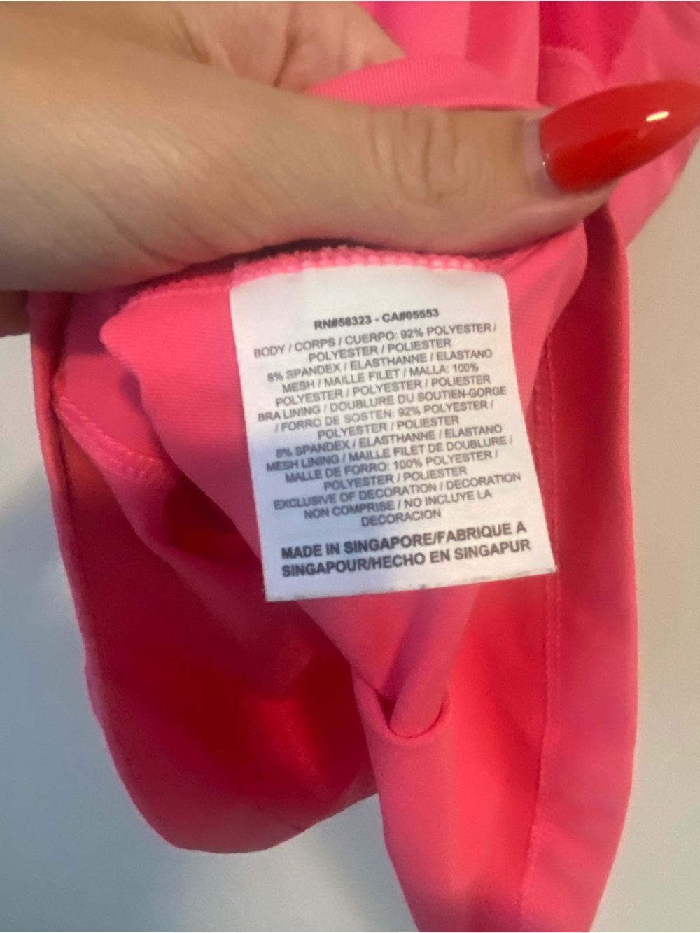 Nike Neon Pink Racerback Performance Tank - Picture 4 of 5